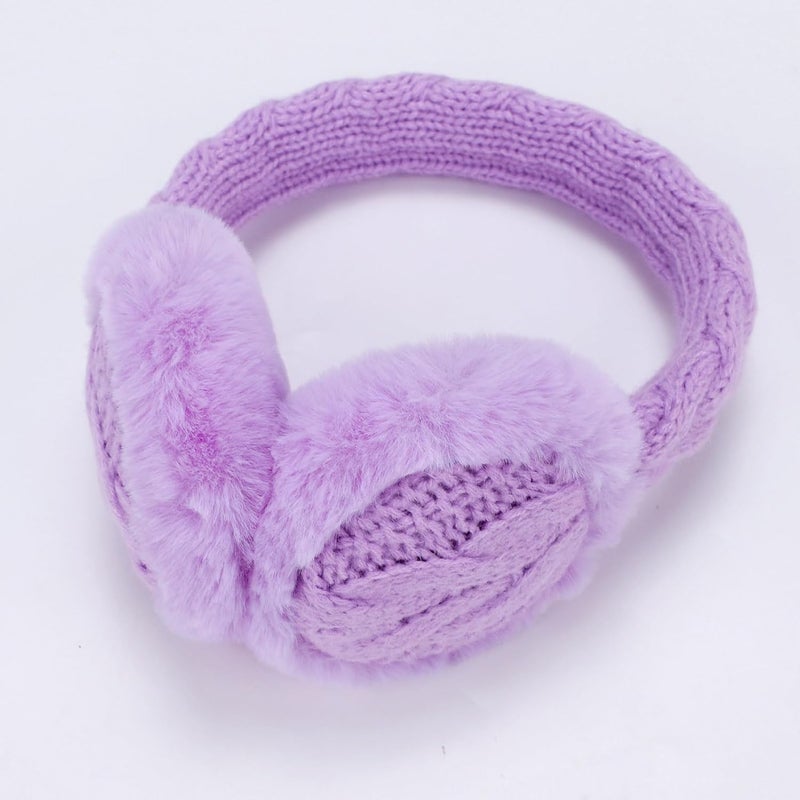 Ztl Kids Knit Earmuffs Winter Outdoor Plush Ear Warmers for Boys Girls 4-16 Years - Image 5